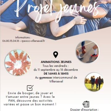 Projet jeunes pour les 11 - 16 ans