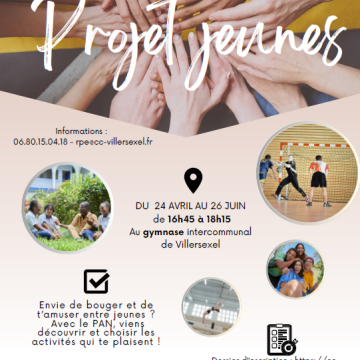 Projet jeunes pour les 11 - 16 ans