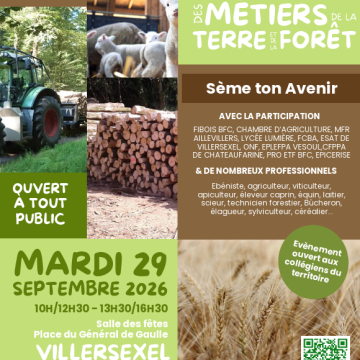 Forum des Métiers de la Terre et de la Forêt